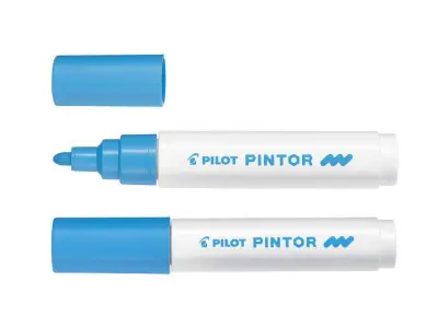 Pilot Marker Pintor  MEDIUM, sv. modra SW-PT-M-LB 6 KOS