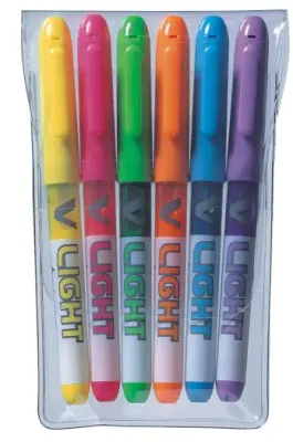 Pilot Označevalnik teksta V LIGHT, komplet SW-VLL-S6, 6 KOS