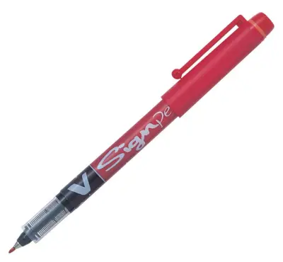 Pilot Marker V SIGNPEN, rdeč SW-VSP-R 12 KOS