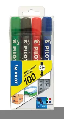 Pilot Marker SCA-100, set 4 markerjev SCA-100-S4
