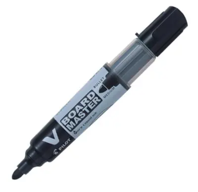 Pilot Marker V BOARD MASTER, črn WBMA-VBM-M-B 10 KOS