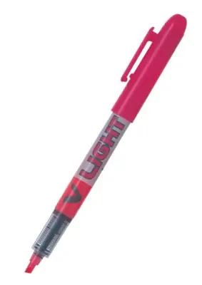 Pilot Označevalnik teksta V LIGHT, roza SW-VLL-P 12 KOS