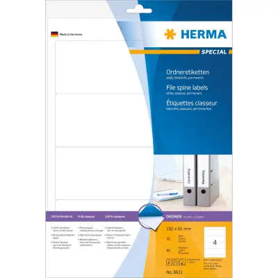 ETIKETE 192 x 61 mm 8621 SUPERPRINT HERMA 10/1