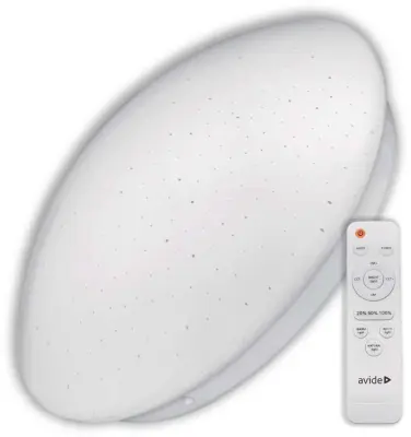 LED plafoniera z daljincem Stella CCT 48W (24+24) 3000K - 6500K