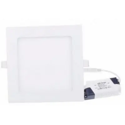 Vgradni LED panel 12W nevtralno bel 4500K kvadratni