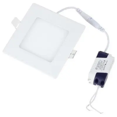 LED panel vgradni 6W nevtralno bel 4500K kvadratni