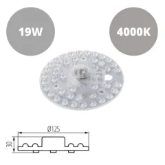 LED modul za plafoniere 19W 2100lm nevtralno bela 4500K Kanlux