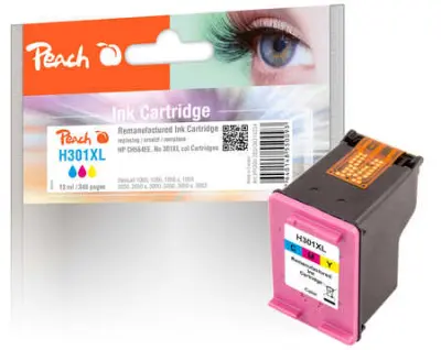 ČRNILO PEACH HP 301XL, CH564EE 13ml COLOR 314234