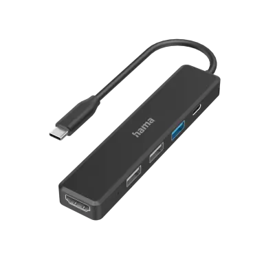 HAMA  USB-C Hub, 5 vrat
