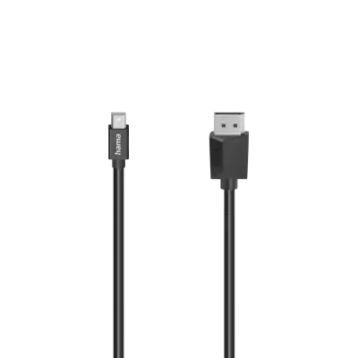 HAMA Mini-DP vtič - DisplayPort vtič, Ultra-HD 4K, 1,50 m video kabel