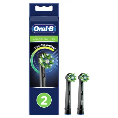 ORAL-B NASTAVKI CROSS ACTION BLACK 2/1