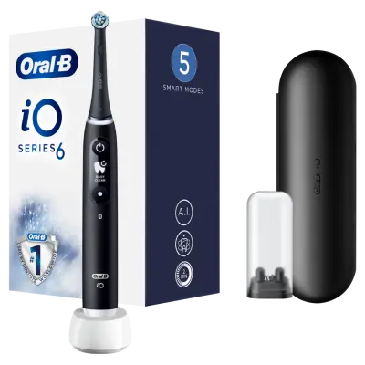 ORAL-B iO6 zobna ščetka, črna