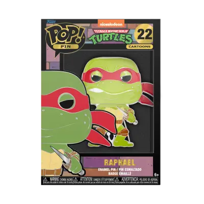 FUNKO POP PIN: TEENAGE MUTANT NINJA TURTLES - RAPHAEL figura