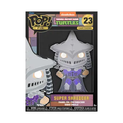 FUNKO POP PIN: TEENAGE MUTANT NINJA TURTLES - SUPER SHREDDER figura