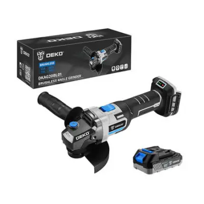 Set 125mm akumulatorski kotni brusilnik 20V 2Ah brezkrtačni