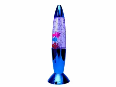 Dekorativna lava svetilka z ribico 35cm