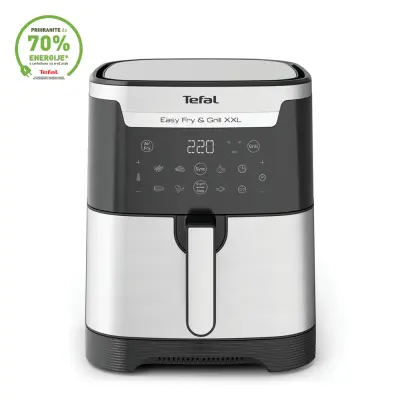 TEFAL EY801D15 EASY FRY & GRILL XXL Inox cvrtnik na vroč zrak 2v1