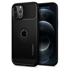 SPIGEN IPHONE 12 PRO MAX RUGGED ARMOR ovitek črn