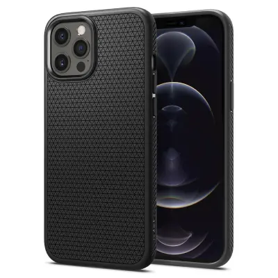 SPIGEN IPHONE 12 PRO MAX LIQUID AIR ovitek črn