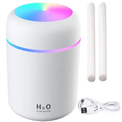 LED RGB vlažilec zraka difuzor 300ml USB
