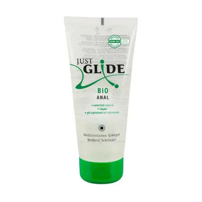 Vlažilni gel Just Bio Glide Anal 200 ml (R624950)