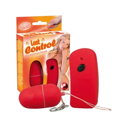 Vibro jajček "Lust Control Red" (R566802)