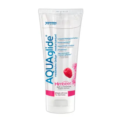 Vlažilni gel "AQUAglide" - malina - 100 ml (R617458)