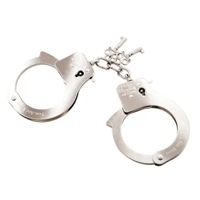 Kovinske lisice - Petdeset odtenkov sive (R24209)