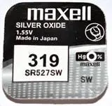 MAXELL Baterija SR527SW, 1 kos (319)