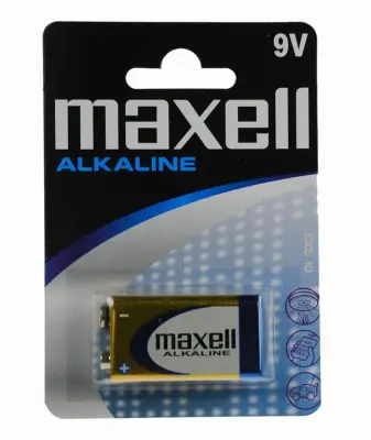 MAXELL Baterija 6LF-61, 9V, 1 kos, alkalna