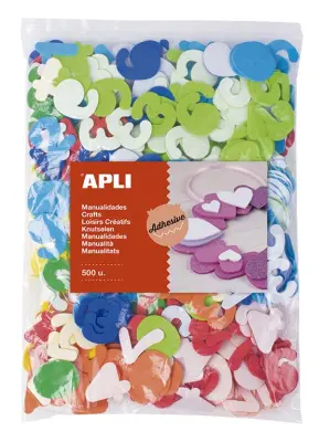 Apli Eva pena, oblike, številke samolepilne