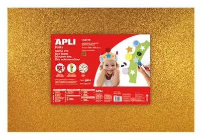 Apli Eva pena bleščice zlata 400x600x2mm 3 ko