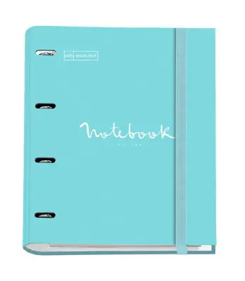 MiquelRius Kartonska rinčna mapa z blokom sv.modra A4