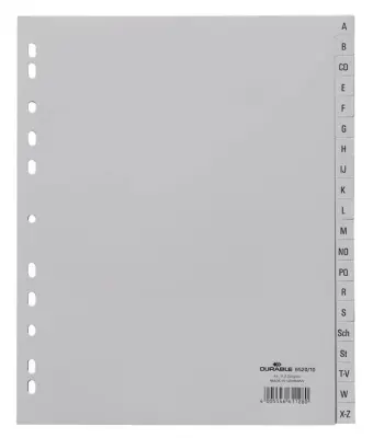 Durable Ločilni listi A4 A-Z (6520)
