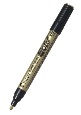 Pilot Marker SUPER COLOR, MEDIUM, zlata SC-M-GD