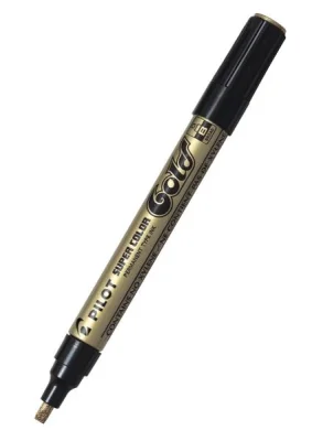 Pilot Marker SUPER COLOR, BROAD, zlata SC-B-GD