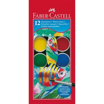 Vodene barvice 12/1 Faber Castell 125012