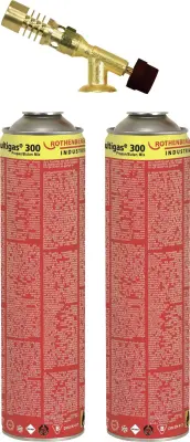 Rothenberger Industrial Hot Pack 2 plinski gorilnik 650 °C 2.5 h vklj. plinska jeklenka 1 set
