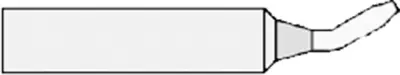 Spajkalna konica v obliki dleta\, upognjena Weller XNT AX velikost konice 1.6 mm vsebuje 1 kos