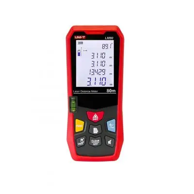 Baterijski HD LCD laserski merilnik razdalje 80m LM80