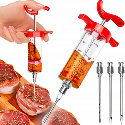 Injektor marinade za meso – brizga 50ml + 3 igle