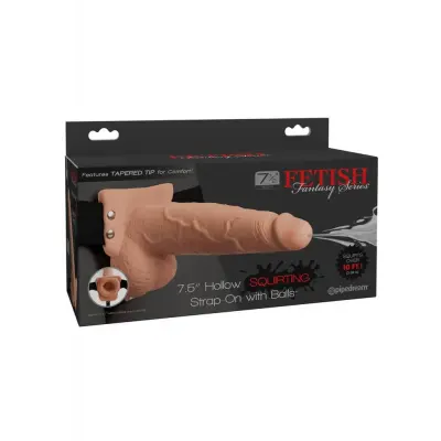 STRAP-ON FF Hollow Squirting With Balls Flesh 7,5"