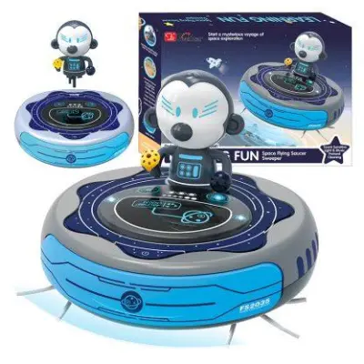 Interaktivni robotski sesalnik LED z glasbo