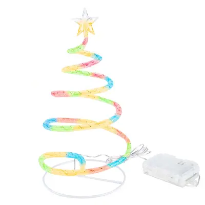 LED RGB božično drevo 27cm