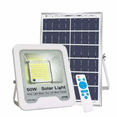Solarni LED reflektor 50W + daljinski upravljalec IP66