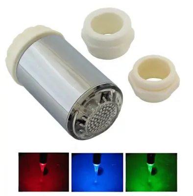 ECO RGB LED nastavek za armature krom – temperaturni senzor + reducirke