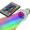 RGB LED reflektorska žarnica 3W E27 + daljinski upravljalnik