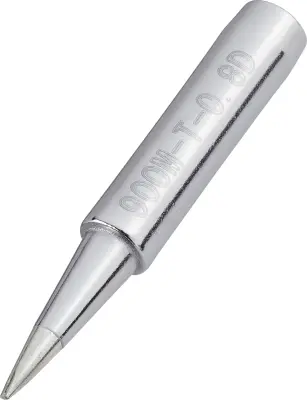 TOOLCRAFT T-0,8D spajkalna konica dletasta oblika Velikost konice 0.8mm Dolžina konice 17mm Vsebina, količina, vsebina količinskih enot na prodajno en