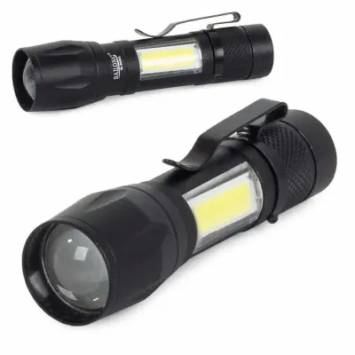 Alu baterijska LED CREE zoom ročna svetilka XP-E COB 300m