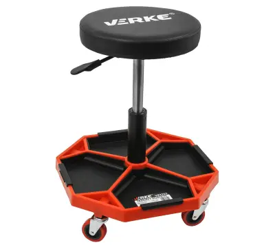 Delavniški stol z nastavitvijo višine in polico do 135kg